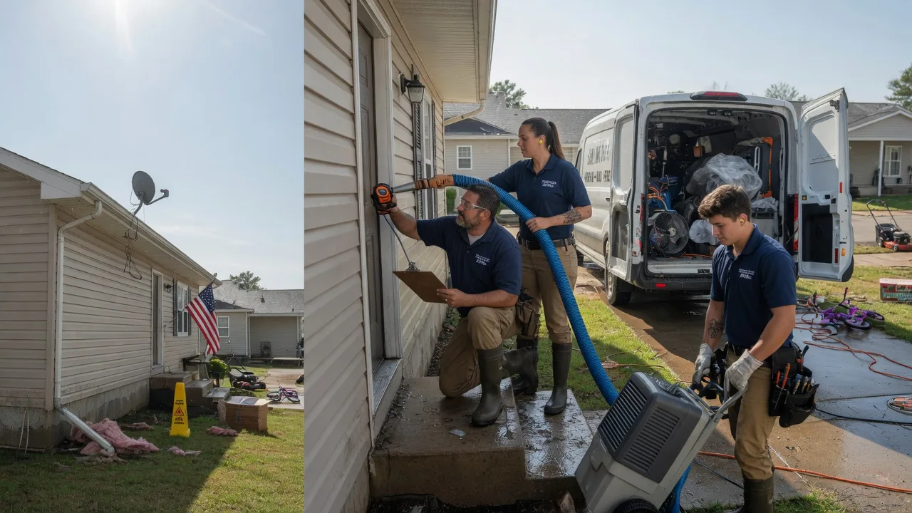 Ceiling Water Damage Restoration in Winfield, TN near me